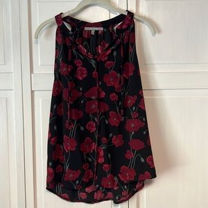 Lemon tart floral tank top.  Size small.